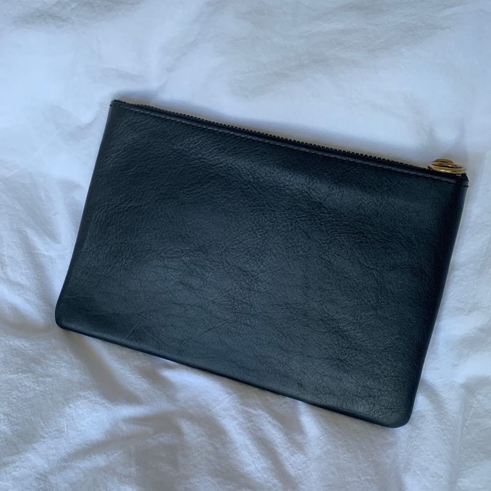 Madewell Leather Pouch Clutch